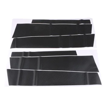 

6Pieces Car Window Pillar Trim Sticker Carbon Fiber For BMW F30 320im 320lim