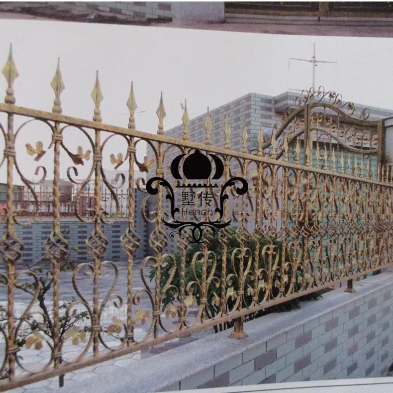 

Hench 100% handmade forged custom designs ornate iron fence gate manufacturers hot selling in Australia United States