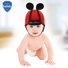 Детский защитный шлем для малышей, для прогулок, для предотвращения столкновений, защитные шапочки и кепки, регулируемые, мягкие, удобные, для безопасности и защиты головы