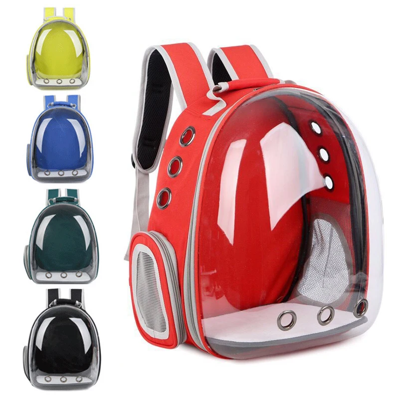 Прозрачная переноска для собак кошек рюкзак для собак дышащая переноска для животных Сумки для маленькие собачки Чихуахуа Йоркширский