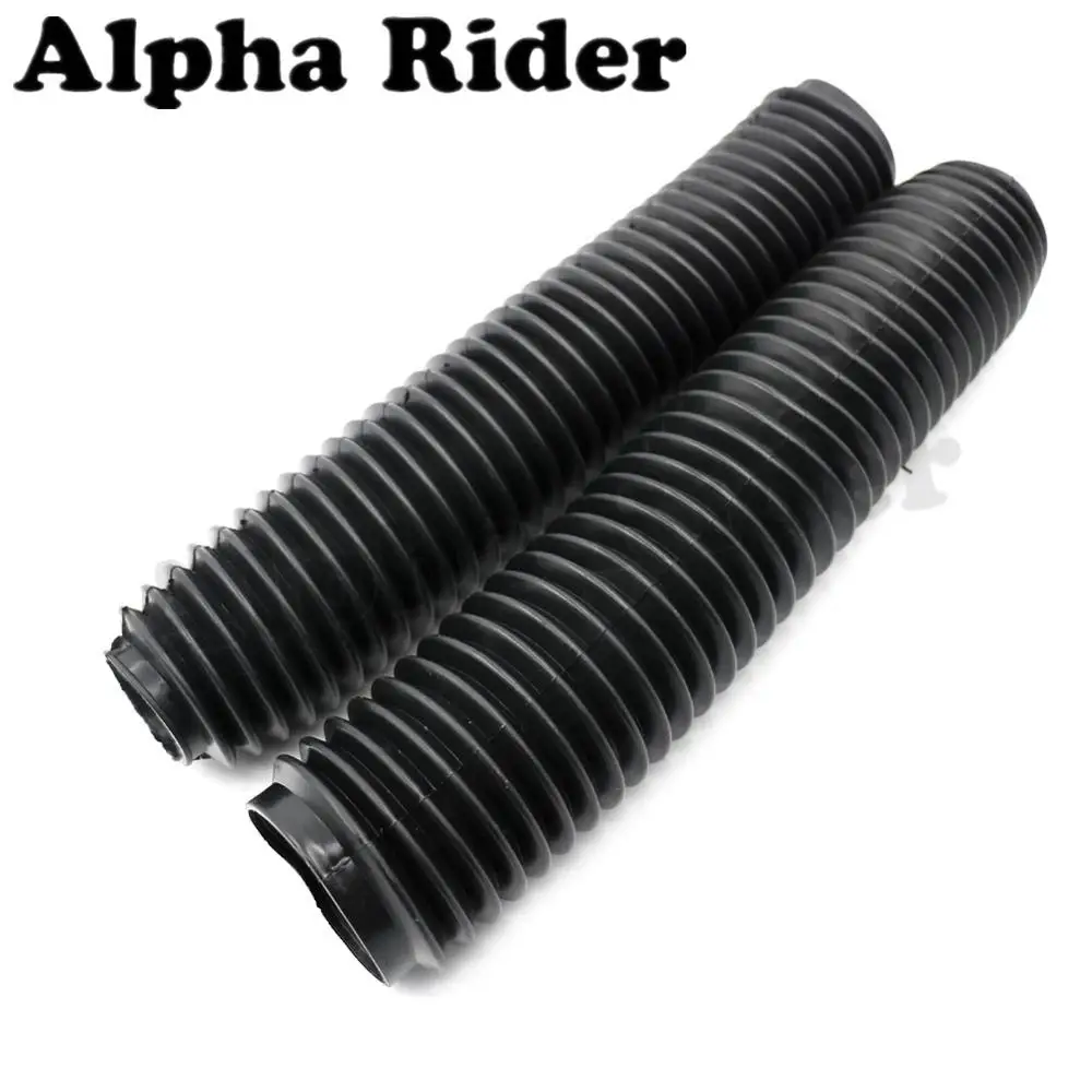 1 пара передняя вилка крышка амортизатор сапоги защита от пыли Gaiter Gator ДЛЯ CRF YZF KXF RMZ DRZ KLX 250 400 450R EXC300 TTR250 WR250R - Цвет: Black