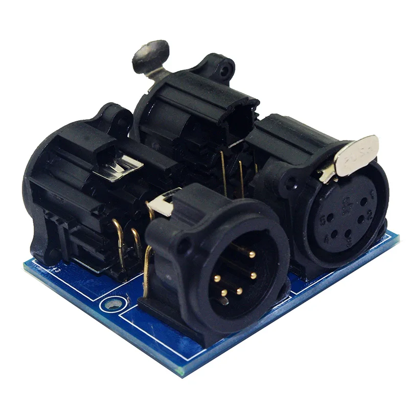 Оптовая продажа 1 шт. Φ XLR 3P to 5P DMX512 адаптер для терминала используется контроллера
