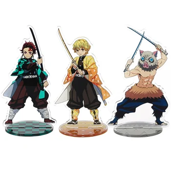 

Japan Anime Demon Slayer Kimetsu No Yaiba Figure Kamado Tanjirou Nezuko Action Figure Stand Acylic Model Stand Toys Gifts