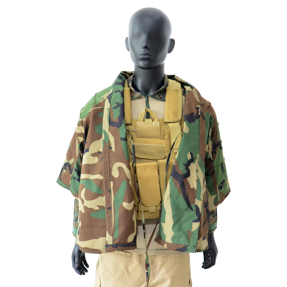 ROCOTACTICAL Camouflage Shooting Jacket Sniper Ghillie Jacket Tactical Hunting Ghillie Suit ROCOTACTICAL Camouflage Shooting Jacket Sniper Ghillie Jacket Tactical Hunting Ghillie Suit