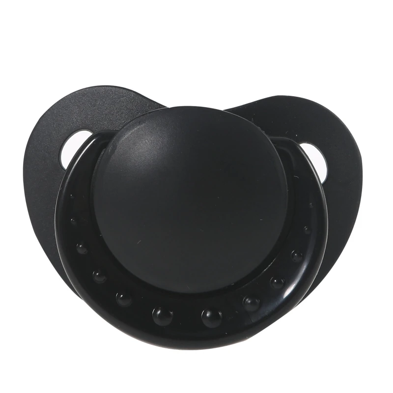 Grade Silicone Adult Pacifier Dummy Big Size Nipple Wide-bore Soft Safety Adult Teether Toys Dropshipping 3
