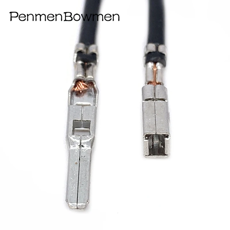Bornes à Sertir Laiton 2.8mm Pour ECU Auto - Série G342, 20 Pièces, Compatible Connecteur 18AWG