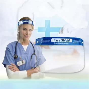 

2/10PCS Transparent Proof Face Mask Shield Visor Eye Protection Safety Work Guard Facemask Anti Droplet Dust-proof Protect