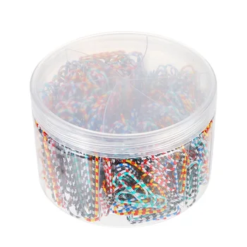 

450pcs Paper Clips Zebra Colored Colorful Durable Paper Clamp for Office