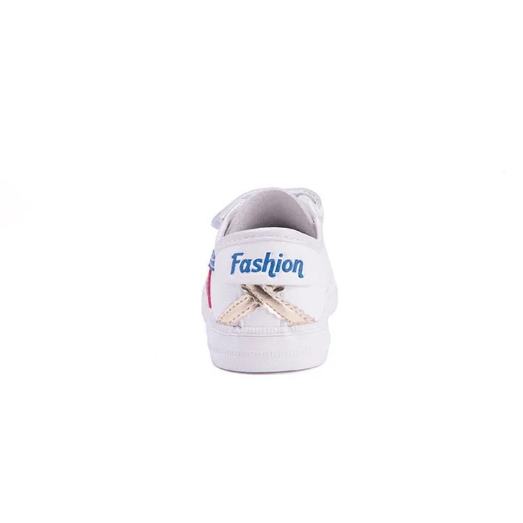 

Crayon 2019 Autumn Microfiber Leather White Shoes BOY'S Girls Shoes