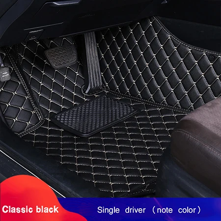 Luxury Car Floor Mats Carpets For Citroen C4 Picasso 5 seats 2018 2017 2016  2015 2014 Double Layer Wire Loop Accessories Leather - AliExpress
