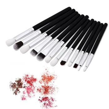 

Professional 12pcs Makeup Brushes Foundation Powder Eyeshadow Eyeliner Lip Brush Tools Brush pincel maquiagem