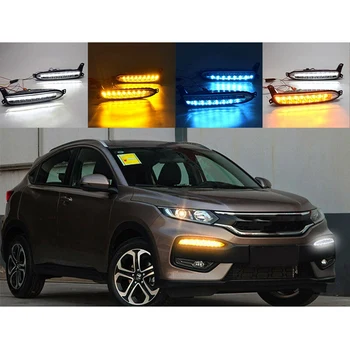 

NEW-2Pcs LED Daytime Running Lights DRL Fog Lamp Turn Signals for Honda XR-V XRV 2015-2019