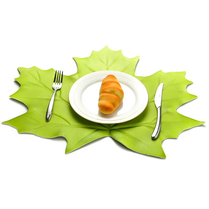 Hoomall кухонная посуда искусственные листья EVA обеденный стол коврик чаша maplecofee колодки подставки водонепроницаемый домашний декор для стола коврик