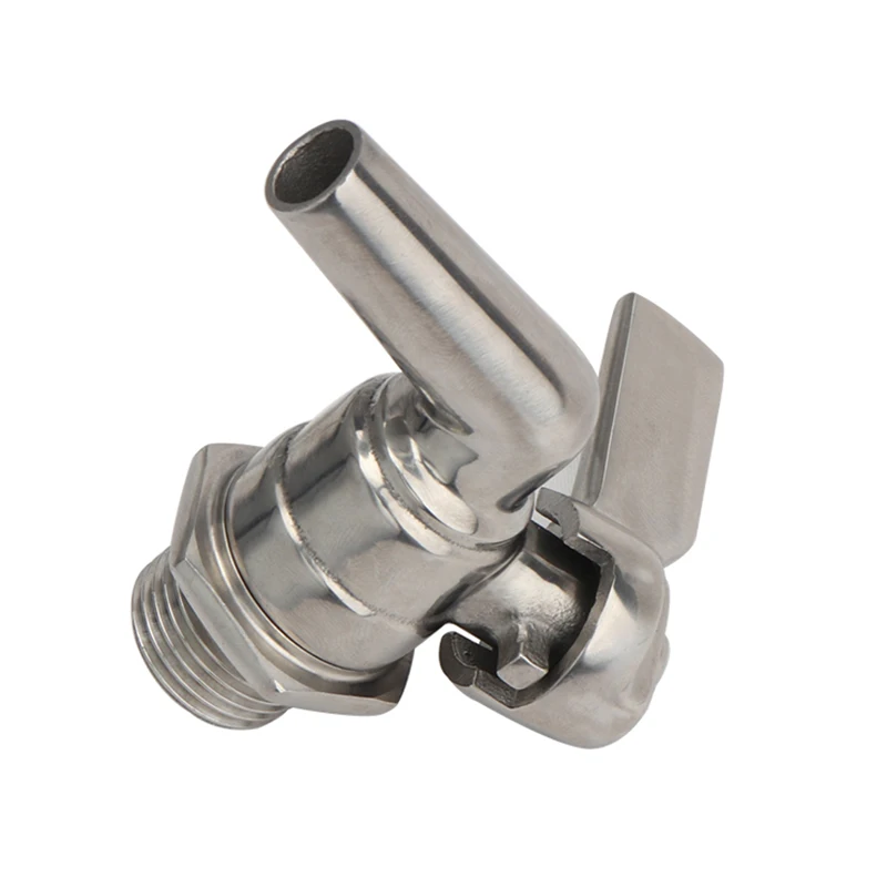 Домашний пивной кран из нержавеющей стали 1/2 дюйма с резьбой 200PSI PN16
