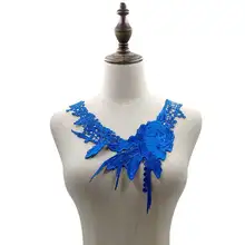 Emboidery воротник для шеи diy поддельные съемные воротники водорастворимые Женская бутоньерка трехмерные кружевные аксессуары