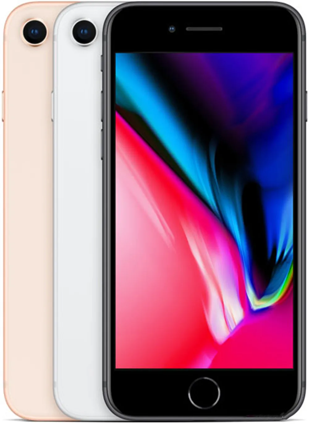 Разблокированный Apple iPhone 8 LTE 4,7 дюймов гекса Core IOS Оперативная память 2 Гб Встроенная память 64/256 ГБ, отпечаток пальца, NFC для мобильного телефона
