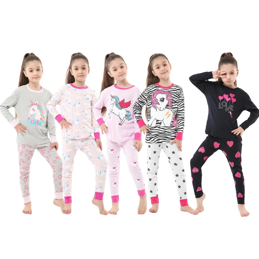 Pyjama A Motif De Licorne Dinosaure Et Fusee Pour Fille Et Garcon Vetement De Maison Pour Bebe Et Enfant De 1 A 8 Ans Nouvelle Collection 2020 Aliexpress