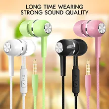 S12 Sport Universal Subwoofer In-Ohr Draht-Gesteuert Mikrofon Headset One-key-control von anruf musik draht-gesteuert mikrophon