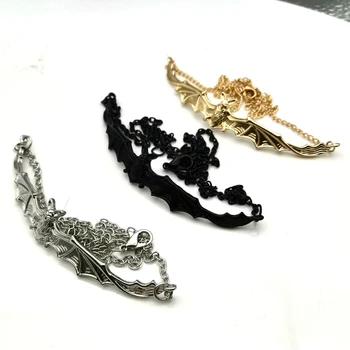 

Bat Collar Necklace Vampire Bat Pendant Necklace Dark Style Collar Bat Jewelry Gift Ladies Girl Gothic