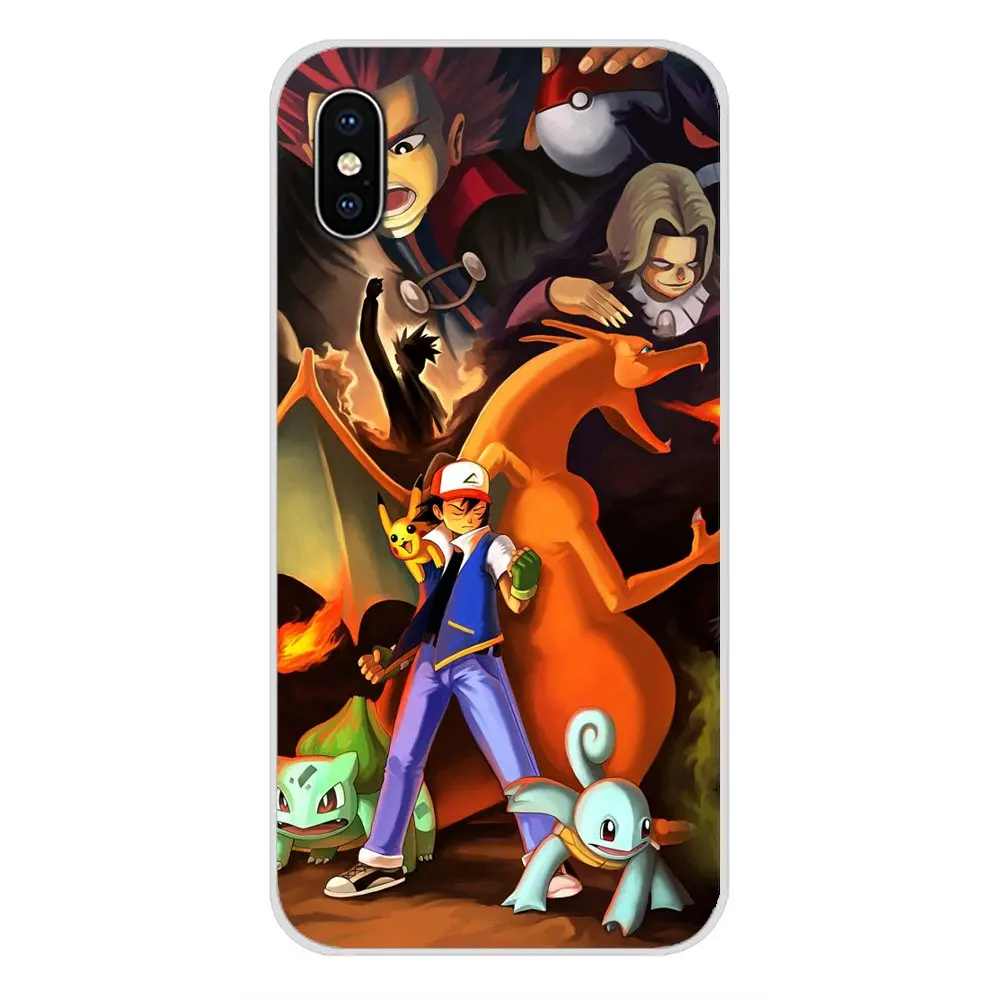 Покемоны Бульбазавр огонь типа стартеры для huawei G7 G8 P7 P8 P9 P10 P20 P30 Lite Mini Pro P Smart плюс крышки из ТПУ - Цвет: images 11