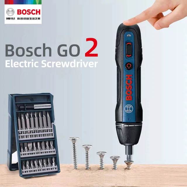 Bosch Go2 Electric Screwdriver Rechargeable Automatic Screwdriver Hand Drill Bosch Go2 Multi function Electric Batch Tool