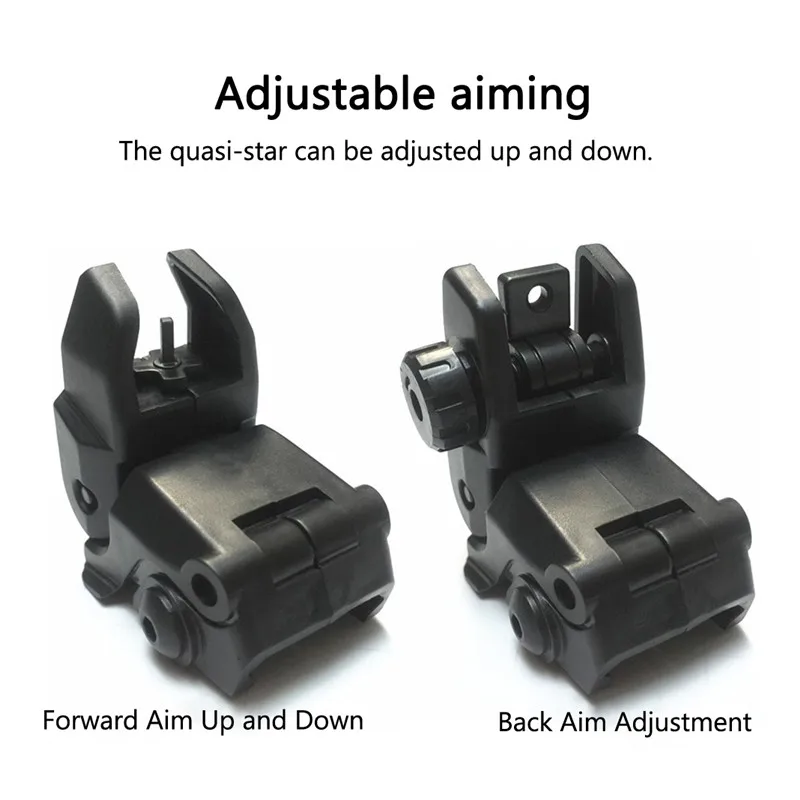 

Optic Sight Iron Sight Magnifier Scope Compact Hunting Riflescope Sights with Flip Up Cover Fit Outdoor Shooting Accessories