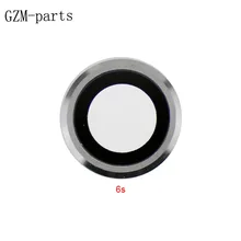 Gzm-части 50 шт./лот серебристый/серый/золотой/Розовый объектив камеры для iPhone 6S задняя камера Стекло Крышка объектива Замена кольца