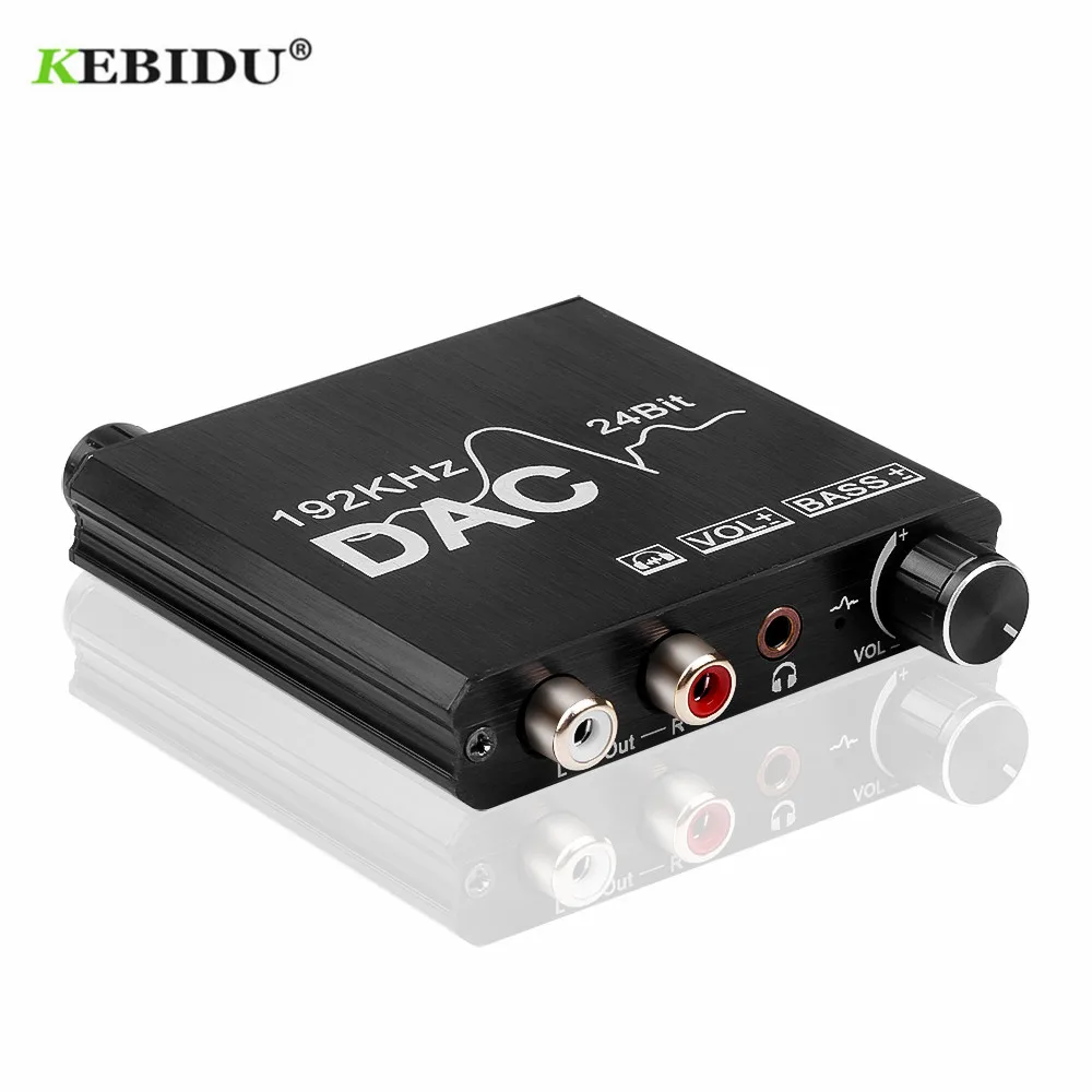 192 кГц коаксиальный SPDIF Toslink к аналоговому стереозвуку L/R RCA 3 5 мм цифро-аналоговый