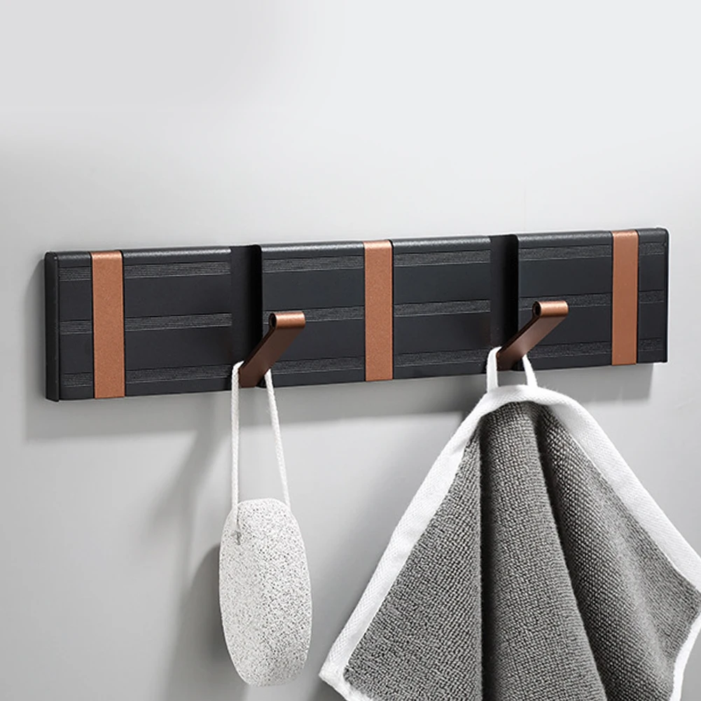 Easy Install Decoration Invisible Bathroom Entrance Punch Free Home Clothes Hook Anti Rust Hanging Aluminum Corrosion Resistant