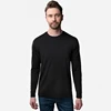 100% Merino Wool men long sleeve T Shirt Thermal Base Laye Wool Shirt 200gsm Wicking Breathable Anti-Odor 2