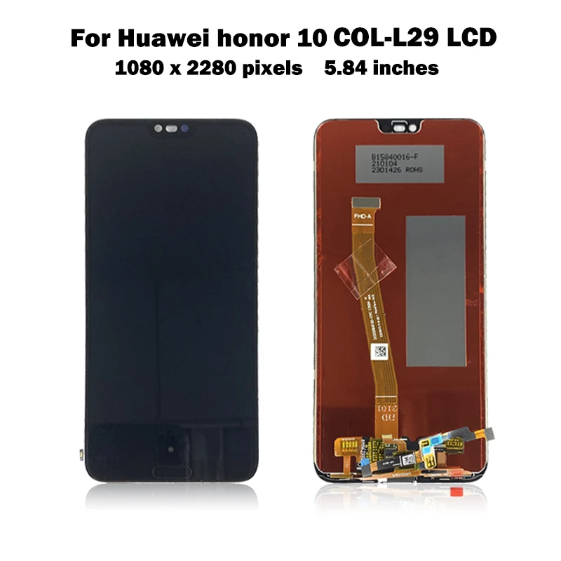 cweさん専用　HUAWEI honor 10 COL-L29 For Huawei Honor 10 LCD Display Screen Touch Digitizer COL