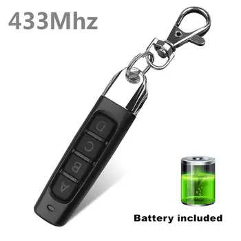 

4 Buttons 433Mhz Remote Control Garage Gate Door Opener Remote Control Duplicator Clone Electric Door Copy Controller Anti-theft