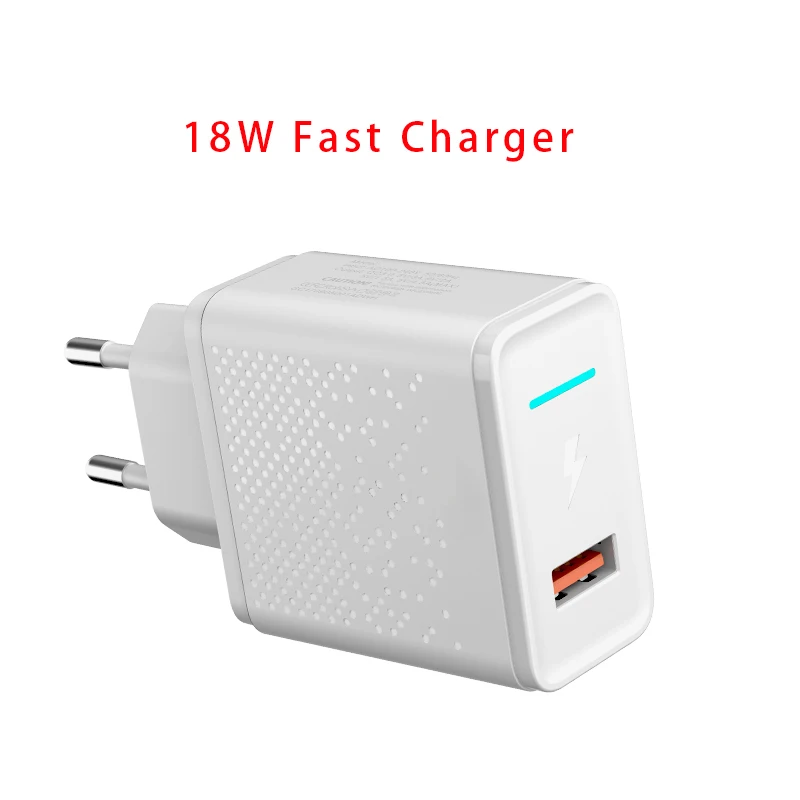Ввласть QC 3,0 Быстрая Зарядка телефона EU 18 Вт Быстрая зарядка через USB адаптер Зарядное устройство для samsung galaxy Xiaomi Note Plus стены Зарядное устройство - Тип штекера: White EU