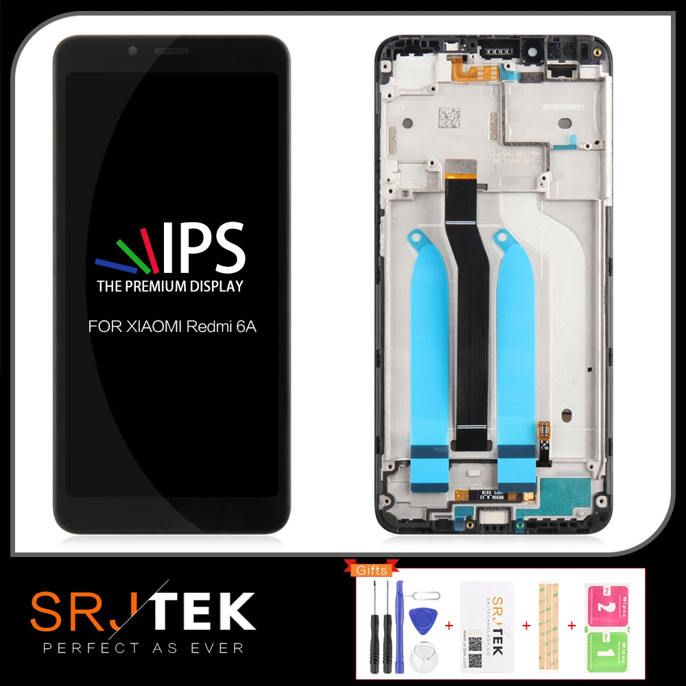 Srjtek 5,45 ''ЖК дисплей для XIAOMI Redmi 6A Дисплей сенсорный дигитайзер 1440*720 для Redmi 6A экран Запчасти Авто 1440*720