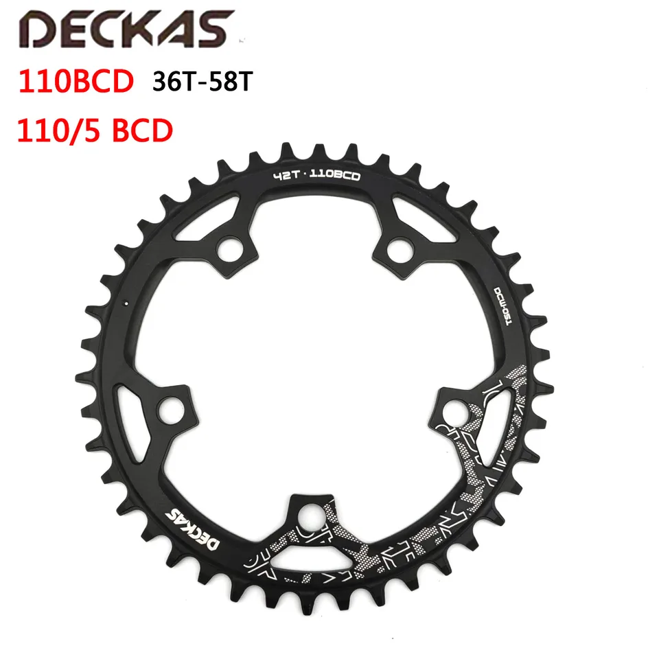 Rotor ナローワイド  チェーンリング　52t ROTOR QRINGS 54T 楕円 シングル用 ナローワイド チェーンリング