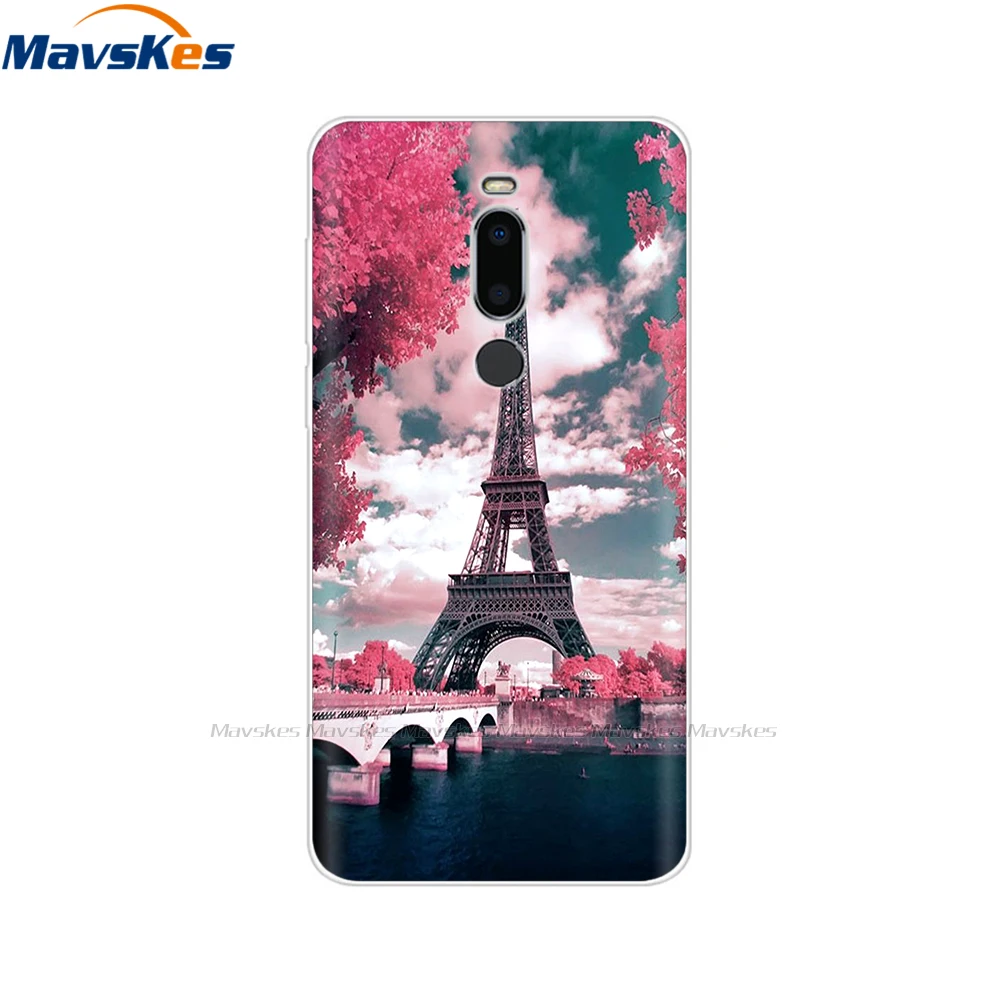 cases for meizu belt Silicone Cover for Meizu M8 Case oft TPU Protective Phone Case Cartoon Flowers Bumper Shell for Meizu M8 Lite M 8 Case Cover Bag best meizu phone case brand Cases For Meizu