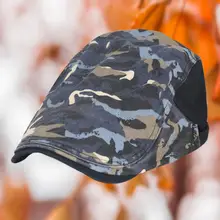 Шапка-берет для мужчин и женщин, плоская кепка, винтажная Кепка водителя, Кепка водителя, регулируемая косточка, британский стиль, Осенний Камуфляжный козырек