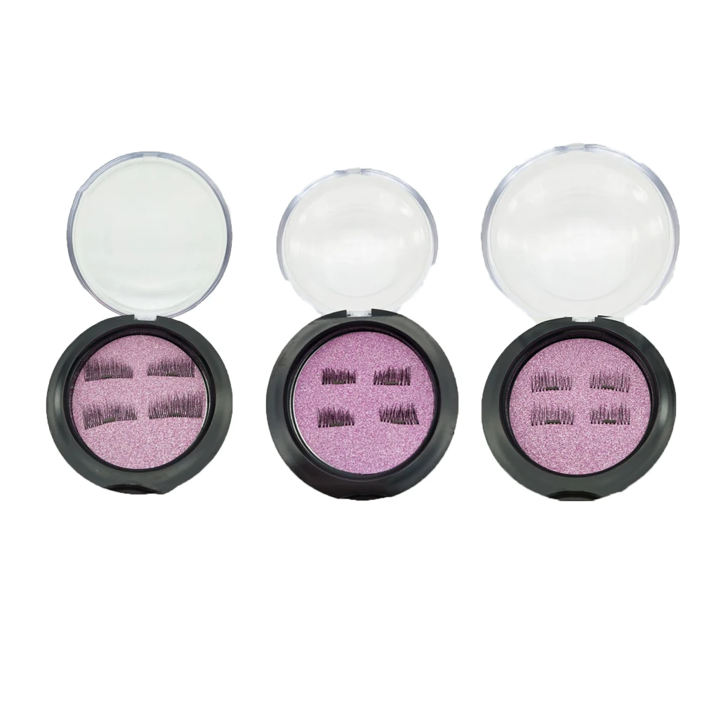 

BGVfiveReusable 3D Ultra-thin Magnetic Eyelashes 1 Pair/4 Pcs Eye Lashes