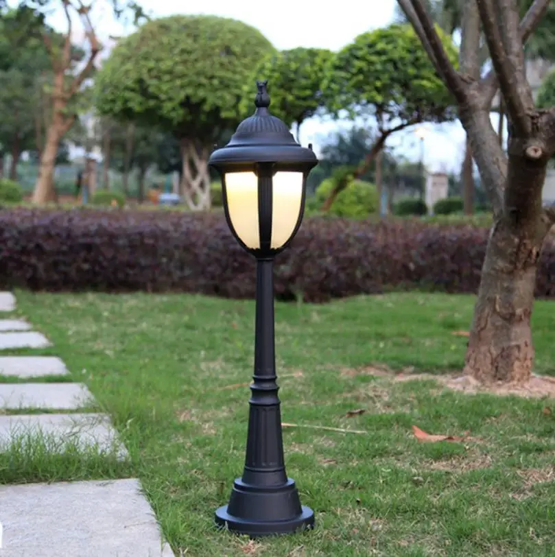 Europese outdoor gazon lamp outdoor waterdichte villa gazon straat lamp Amerikaanse led tuin lamp landschap straat lamp