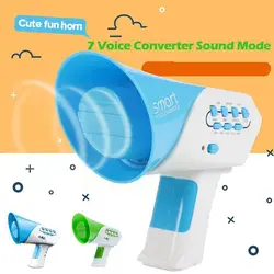 Mini jouet à changeur de voix Orange, avec 7 Modes de musique vocale différents pour Halloween, fournitures pour enfants et bricolage, 5 fêtes, V7J7 