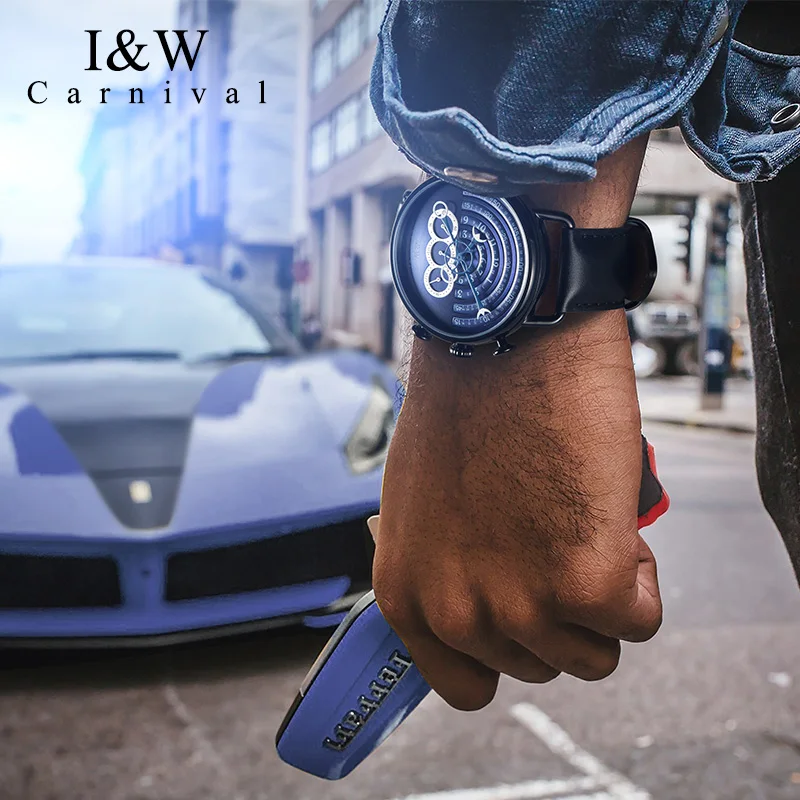 Relogio Masculino CARNIVAL Military Watch Sport Mens Watches Top Brand Luxury Quartz Watch Waterproof Sapphire Runway Dial Clock_voghion.com