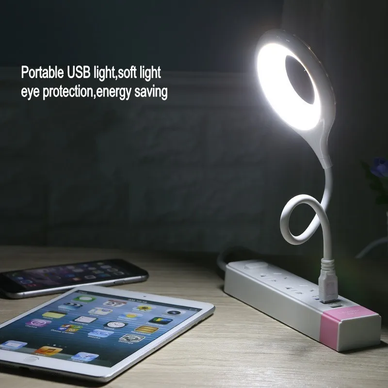 Table Lamp Leds USB Touch Night Light Stepless Dimming Desk Light Eye Protection Learning Multi-Function Bracket Pen Holder star night light