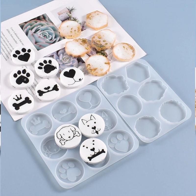 DIY Crafts Jewelry Decorations Making Tool Crystal Epoxy Resin Mold Cute Pet Ornaments Casting Silicone Mould | Украшения и