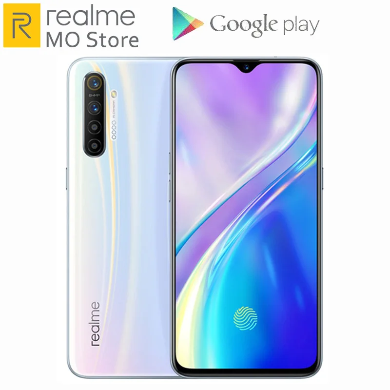 

original Realme X2 X 2 6Gb 64 Gb Moblie Telefoon Snapdragon 730G 64MP Quad Camera 6.4 '' Nfc OPPO Cellphone 30W Fast Charger