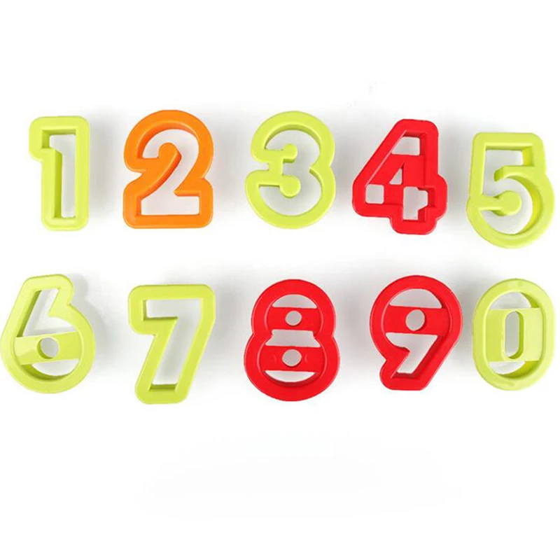 

Hot Baking Molds Number 0 To 9 10 Digital Numbers Biscuits Mold Baking DIY Tools Set Chocolate Sugar Tools Baking Accessories