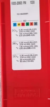 

10PCS CARBIDE INSERT R300-2060E-PM 1030