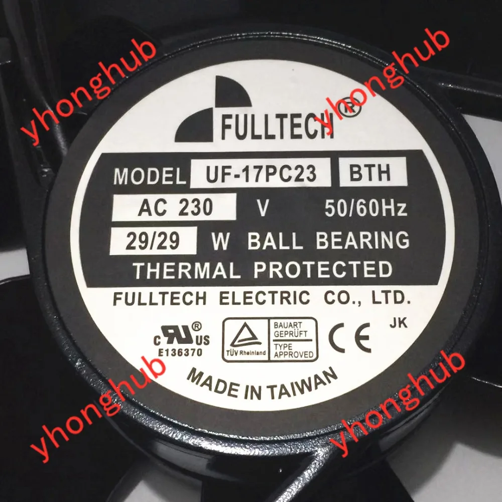 Emacro для FULLTECH UF-17PC23 BTH сервер кулер вентилятор AC 230 в 29 Вт 170x170x50 мм