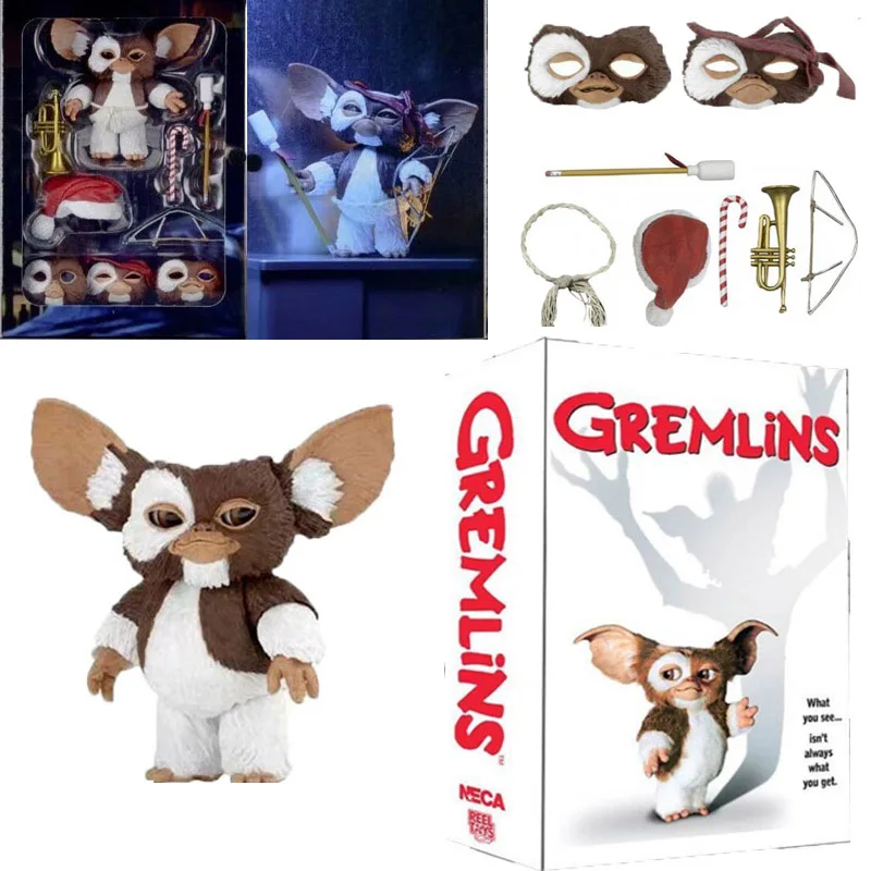 18 см оригинальный NECA нового фильма Gremlins рождественское Издание фигурка игрушки