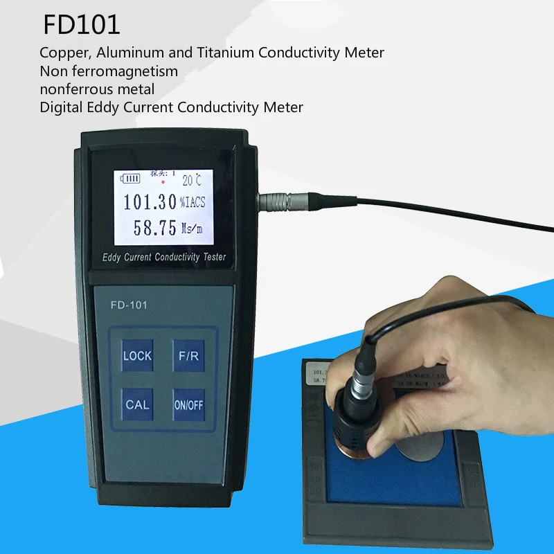 Digital Portable Eddy Current Conductivity Meter, Alcuti Nonferrous