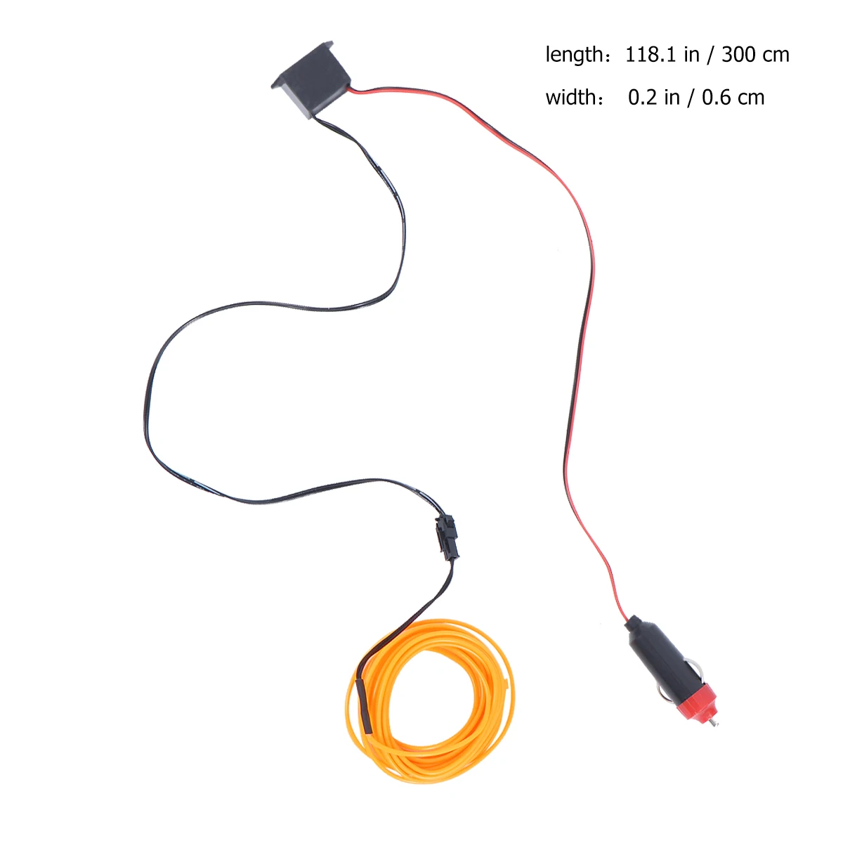 Гибкий неоновый светильник с контроллером 2 м/3 м/5 м 12 В светящаяся трубчатая
